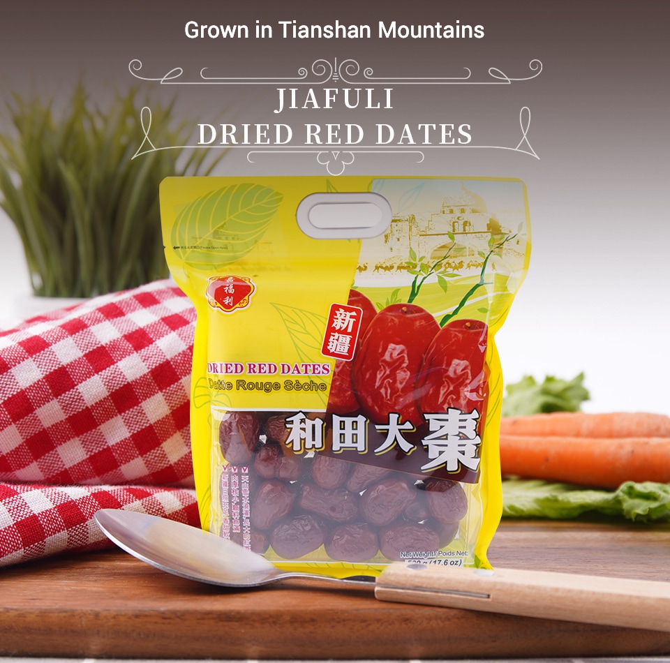 JiaFuLi Dried Hetian Red Dates (500g) ｜ 大統華超級市場