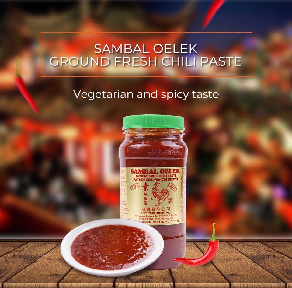 Huy Fong Sambal Oelek Jar 226g
