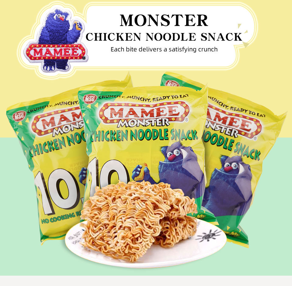 Mamee Monster Chicken Noodle Snack (30gx10) ｜ 大统华超级市场