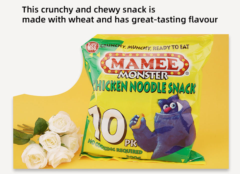 Mamee Monster Chicken Noodle Snack (30gx10) ｜ 大统华超级市场