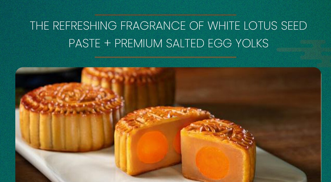 うっちゃん秘宝5.8ml天国の睡蓮Heaven Lotusプラチナセール② HKMX White Lotus Seed Paste Mooncake with 2 Egg Yolks