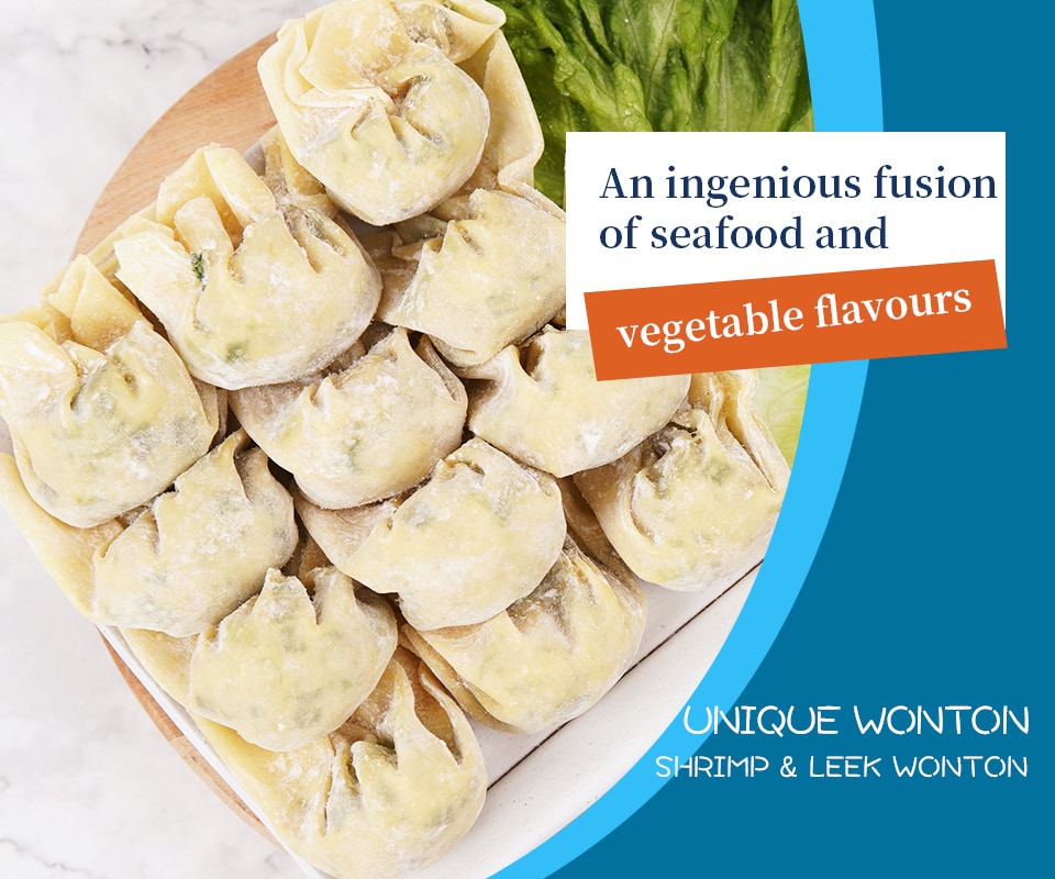 Unique Wonton Leek & Shrimp Wonton (148g) | T&T Supermarket