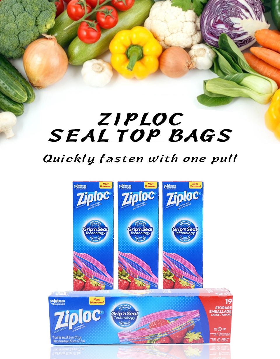 Ziploc Storage Large 19s ｜ 大統華超級市場