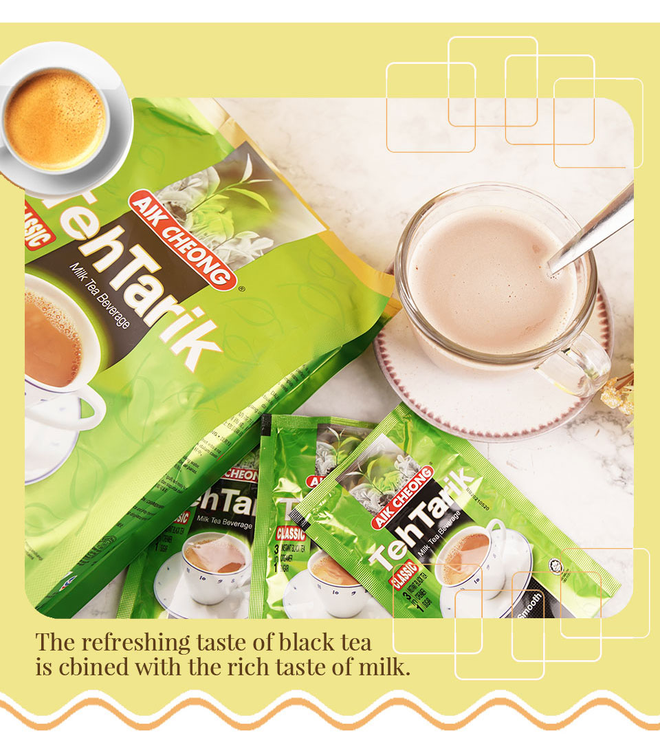 Aik Cheong Classic 3-In-1 Teh Tarik Milk Tea (12x38g) | T&T