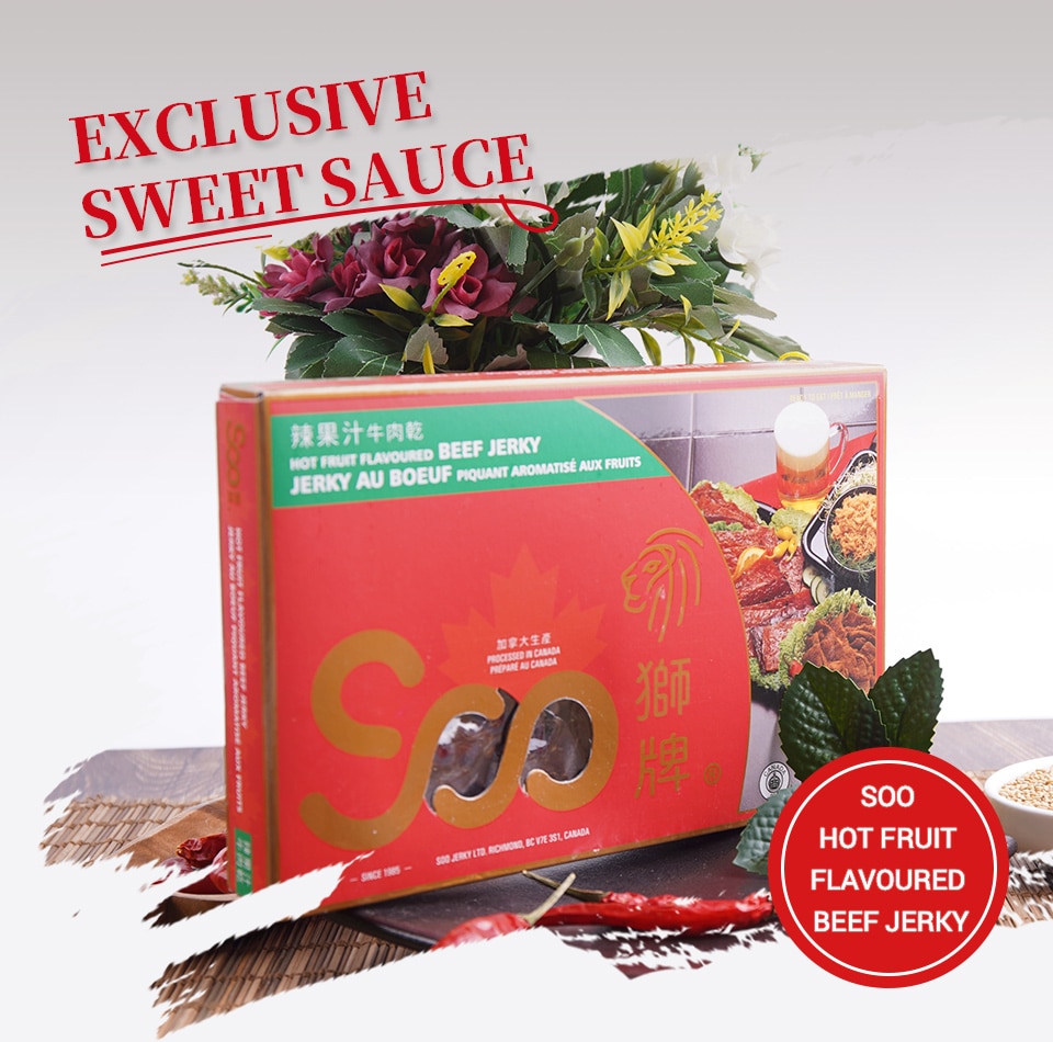 Soo Hot Fruit Flavored Beef Jerky 170g T T Supermarket
