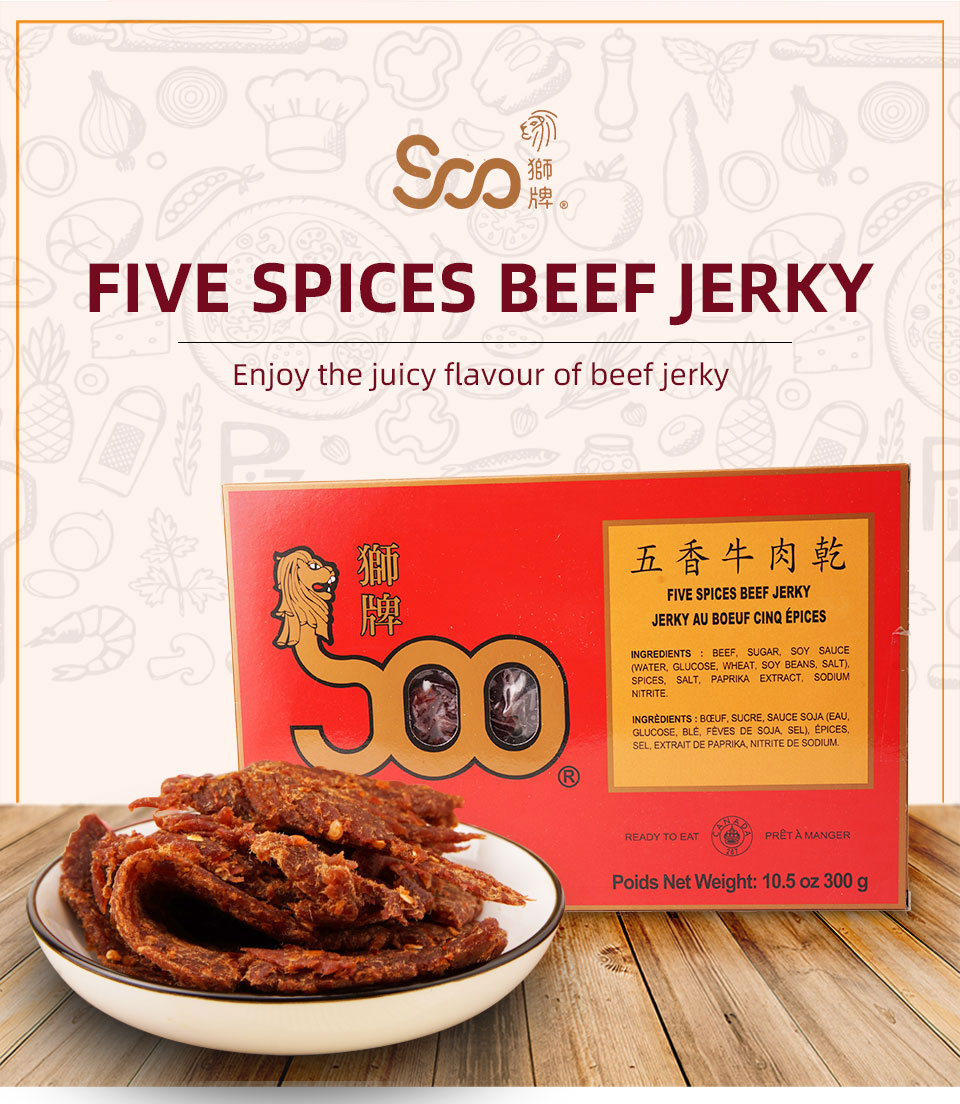 Soo Five Spices Beef Jerky 85g ｜ 大統華超級市場