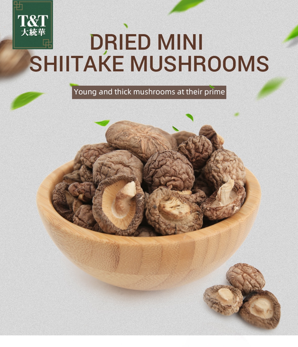 T&T Dried Mini Shiitake Mushroom (200g) ｜ 大统华超级市场