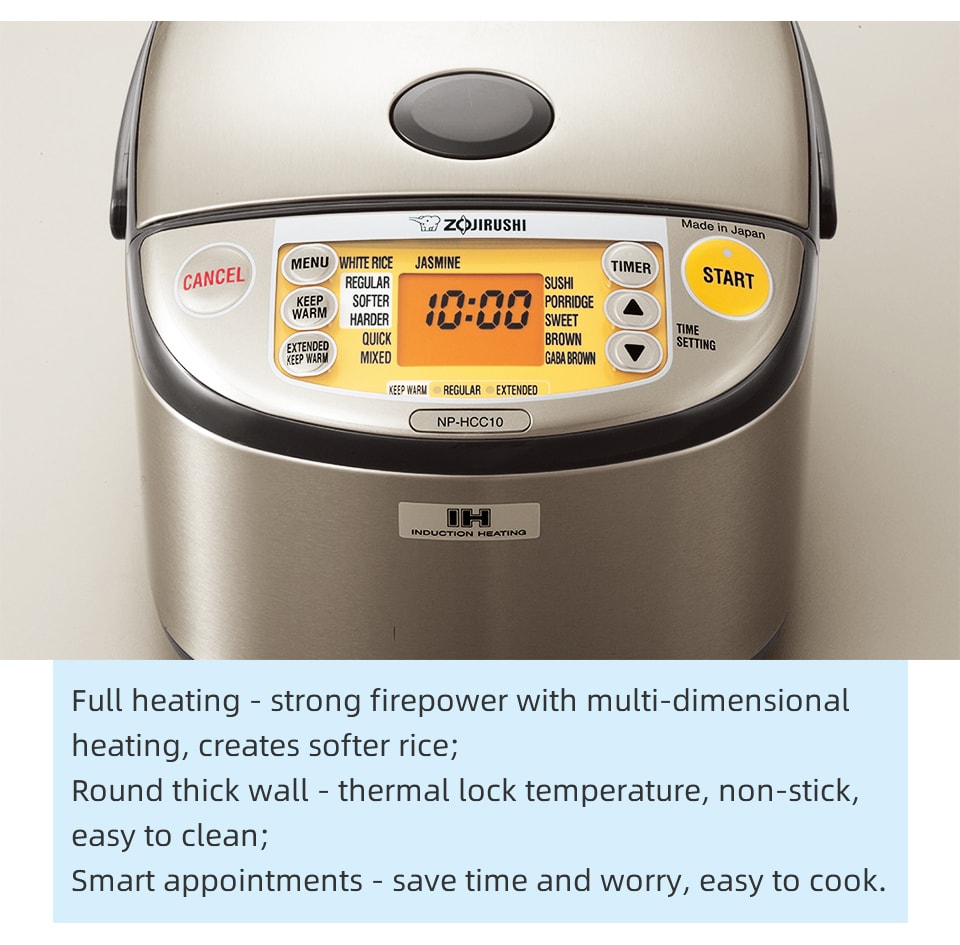 Zojirushi IH Rice Cooker NP-HCC10 (10 cups) ｜ 大统华超级市场