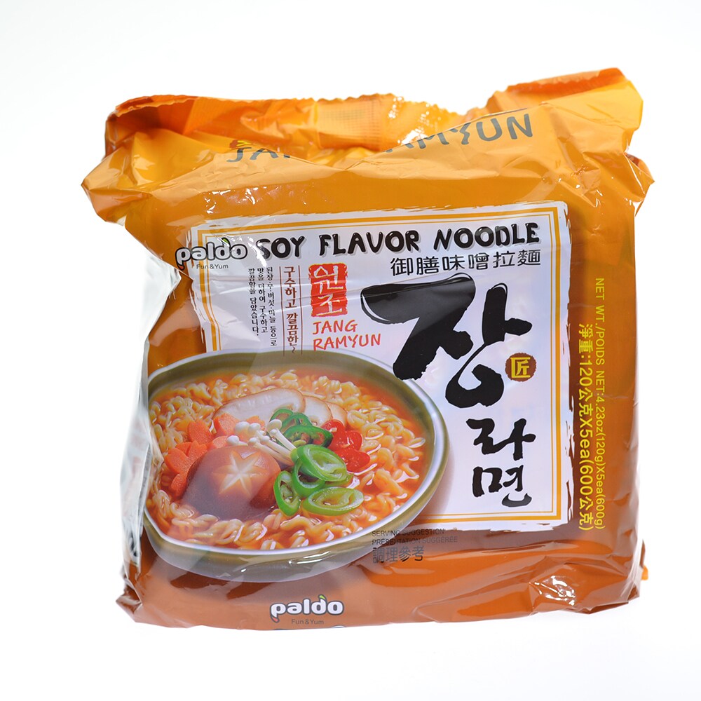 Nouilles saveur soya Paldo (120gx5) ｜ 大统华超级市场