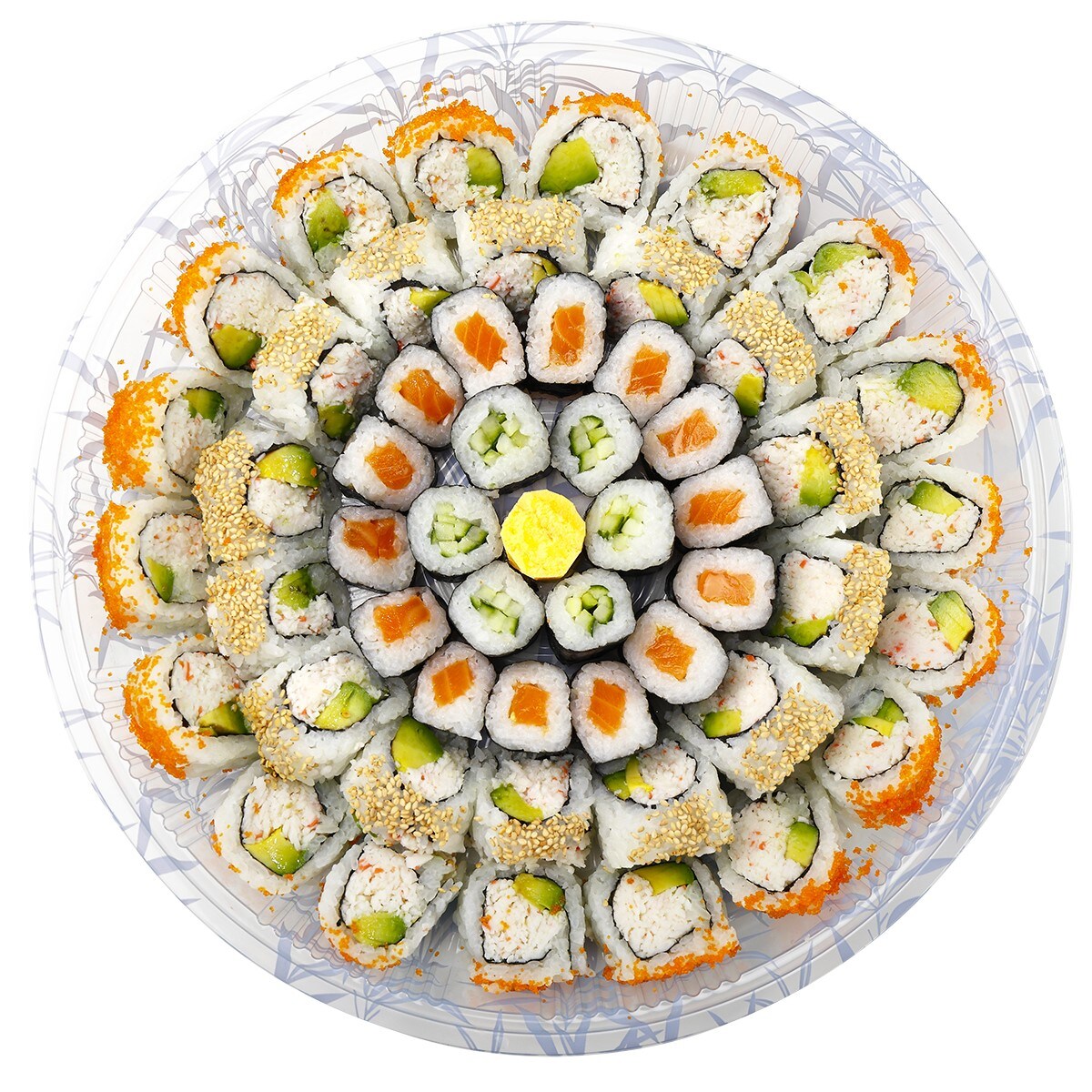 T&T Kitchen Sushi Party Tray A (52pcs) ｜ T&T Supermarché
