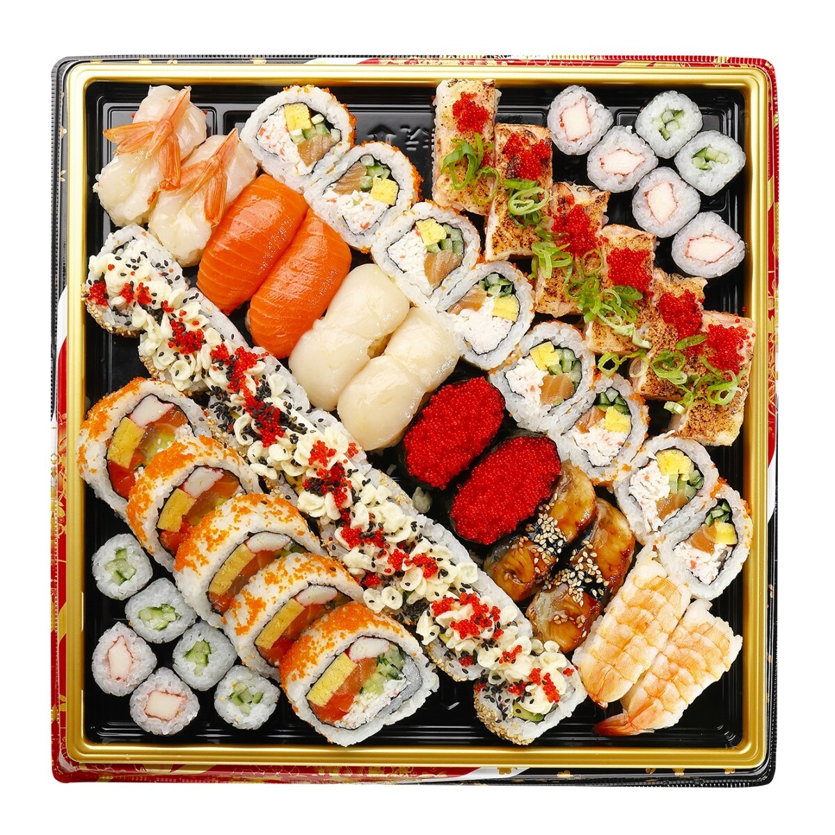 T&T Kitchen Sushi Party Tray D (51pcs) ｜ T&T Supermarché