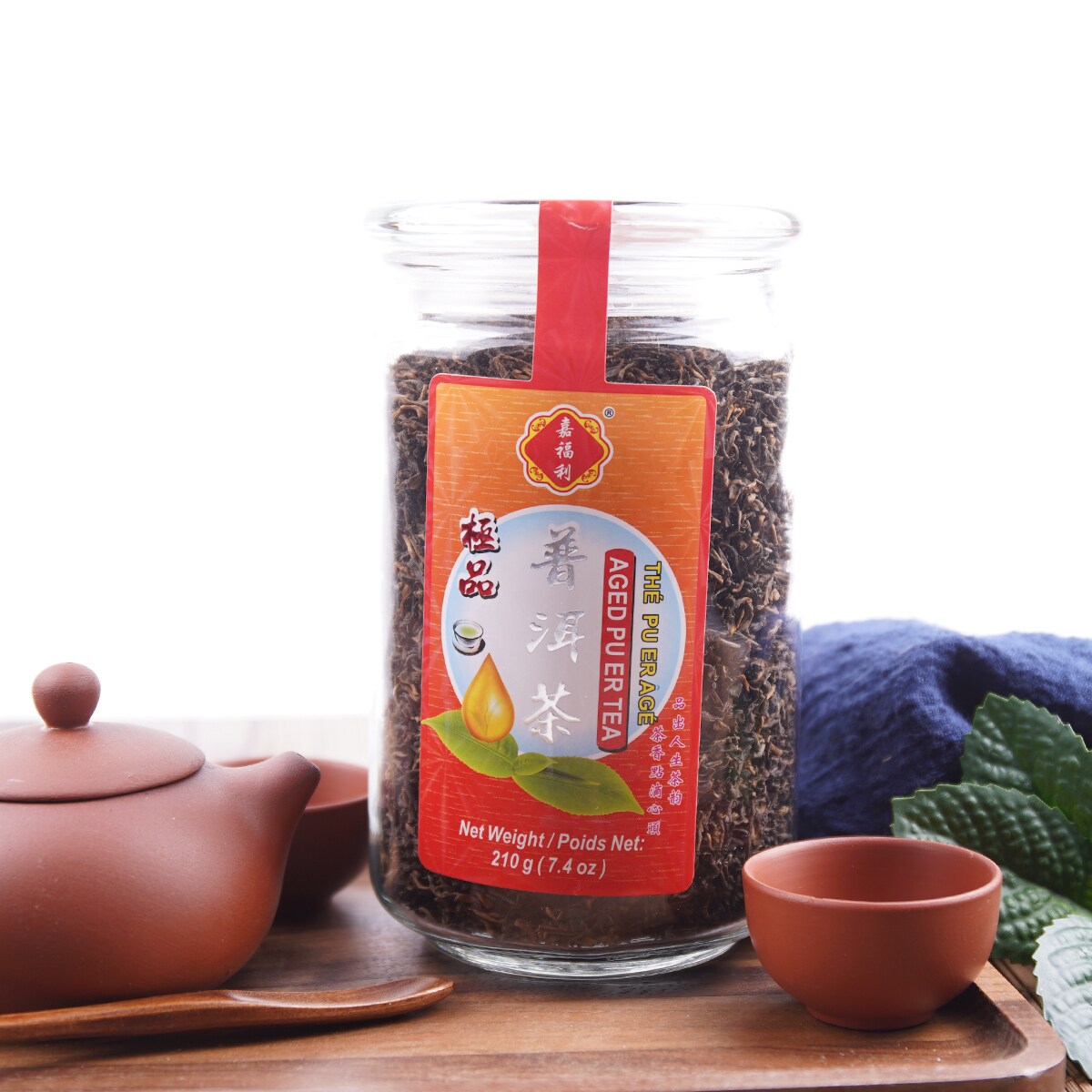 嘉福利極品普洱茶(210g) ｜ 大统华超级市场