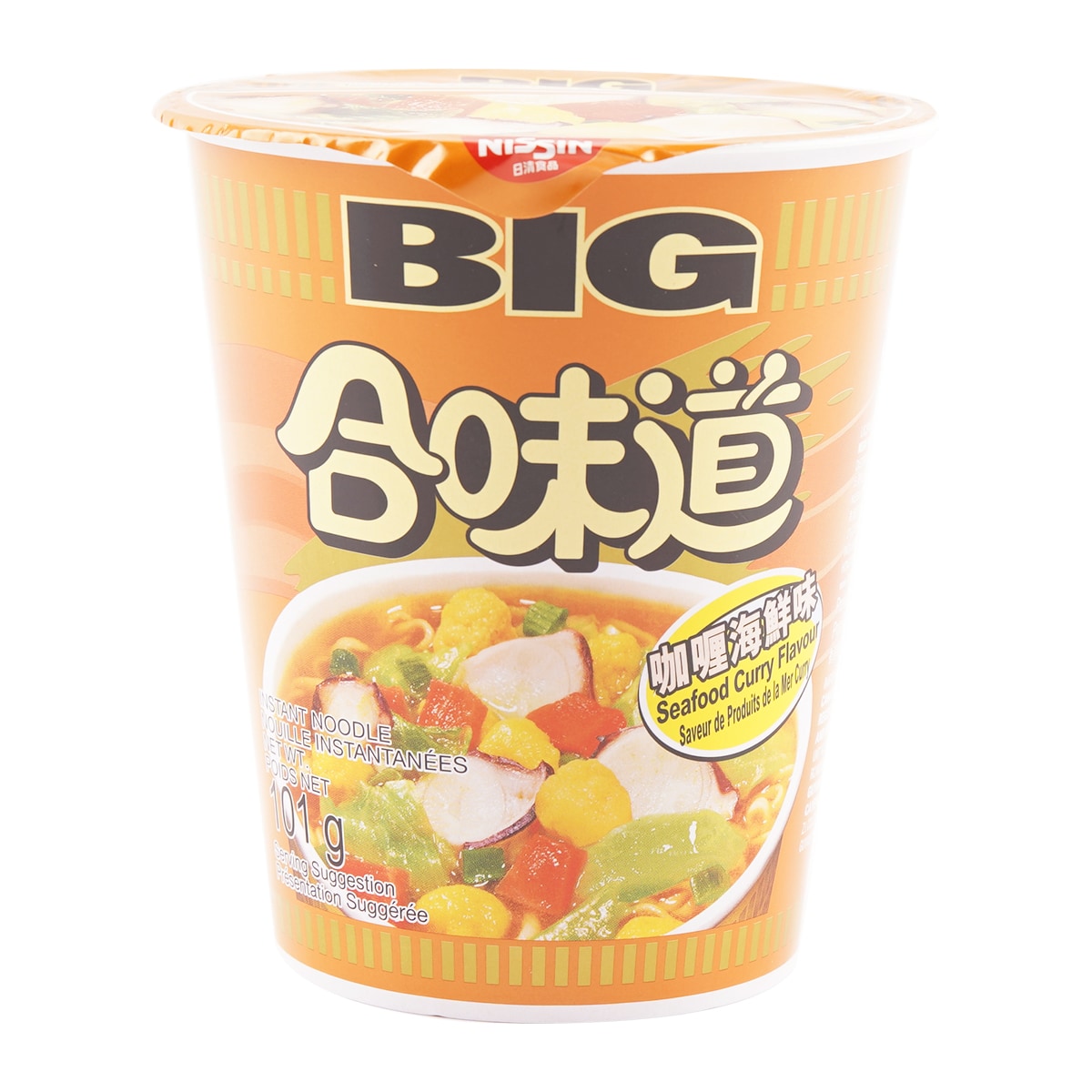 Nissin Curry Seafood Cup Noodles - Big (101g) ｜ 大统华超级市场