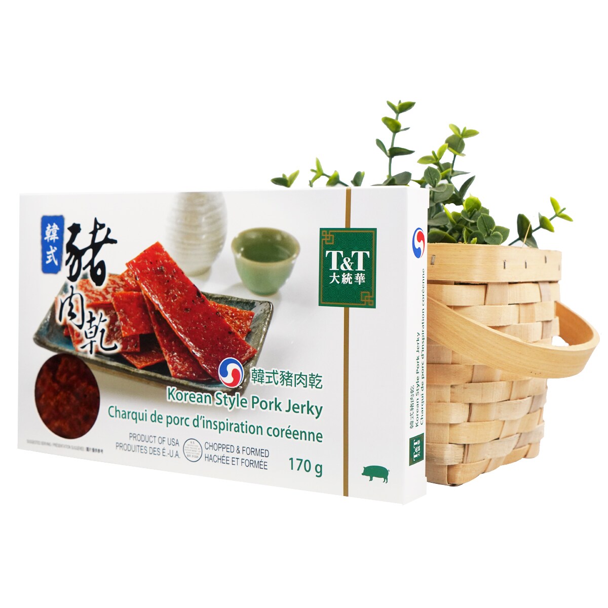 Korean pork jerky top