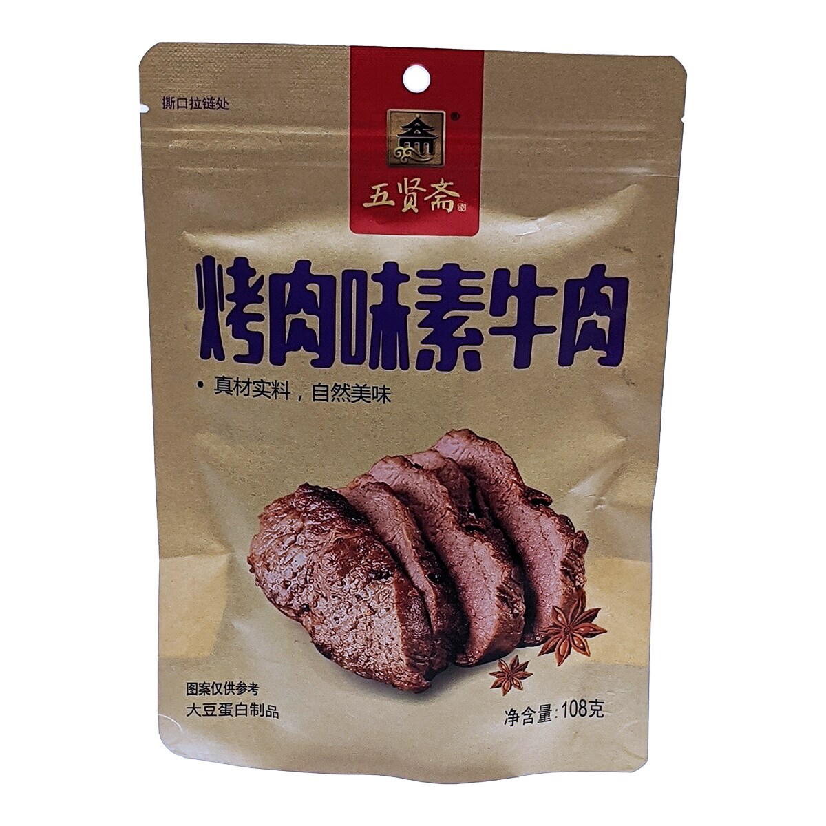 闘牛 五贤斋烤肉味素牛肉(108g) ｜ 大统华超级市场