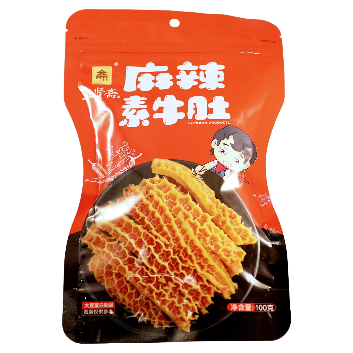 Wu Xian Zhai Spicy Flavour Dired Tofu (100g) | T&T Supermarket