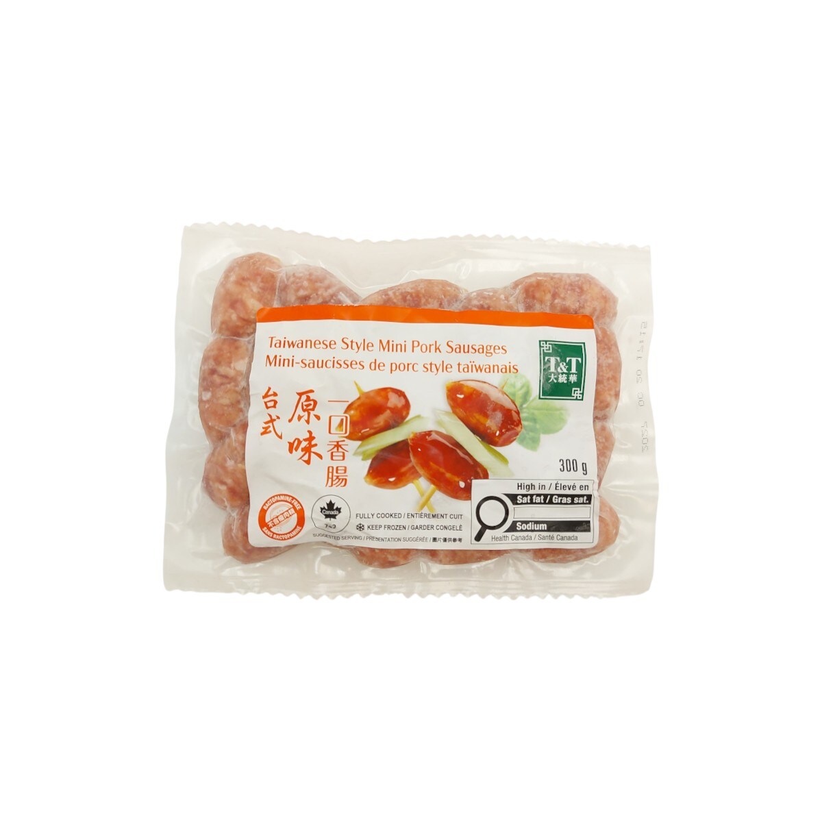 T&T Taiwanese Style Mini Pork Sausage (300g) ｜ 大统华超级市场