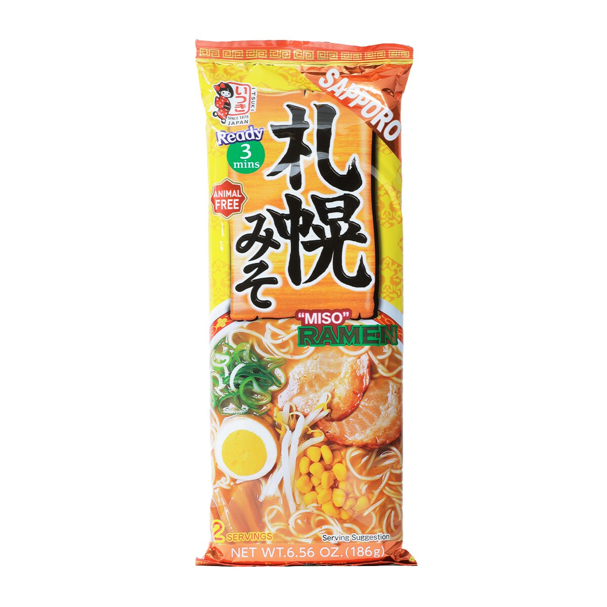五木札幌味噌拉麵(186g) | T&T Supermarket