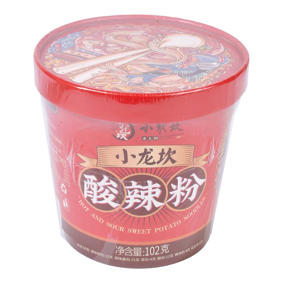 華宵 Xlk Sour&Hot Instant Vermicelli 102g ｜ 大统华超级市场