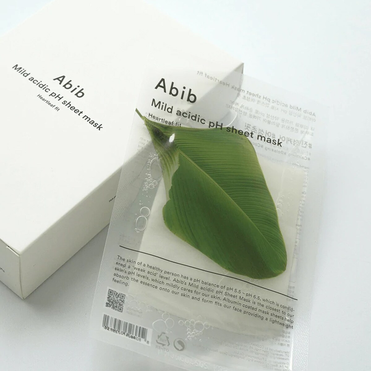 Abib Mild Acidic pH Sheet Mask Heartleaf Fit (10pcs) ｜ 大统