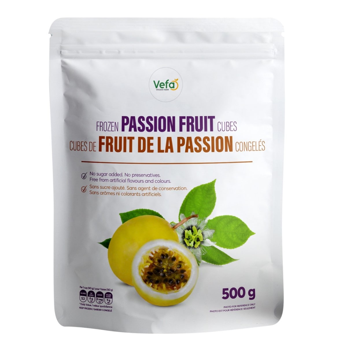 Vefa冷凍百香果粒(500g) ｜ 大统华超级市场