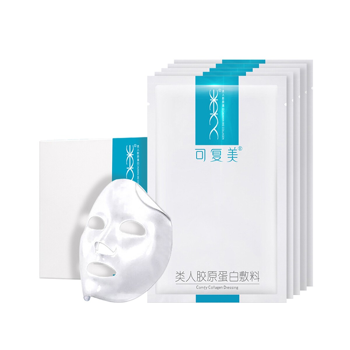 Kefumei Comfy Collagen Dressing Facial Mask (5pcs) ｜ 大統華超級市場