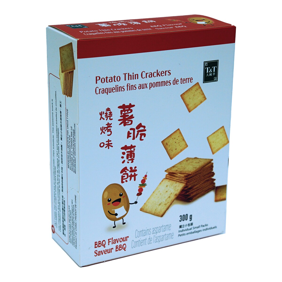 T&T BBQ Potato Thin Crackers (300g) | T&T Supermarket