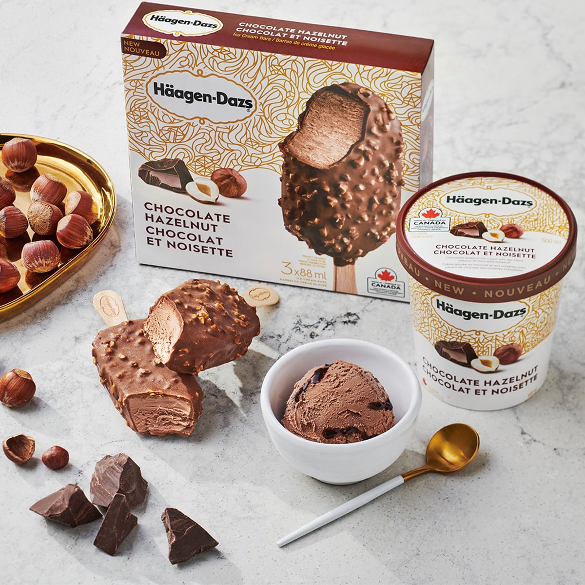 哈根达斯巧克力榛子雪糕(450mL) | T&T Supermarket