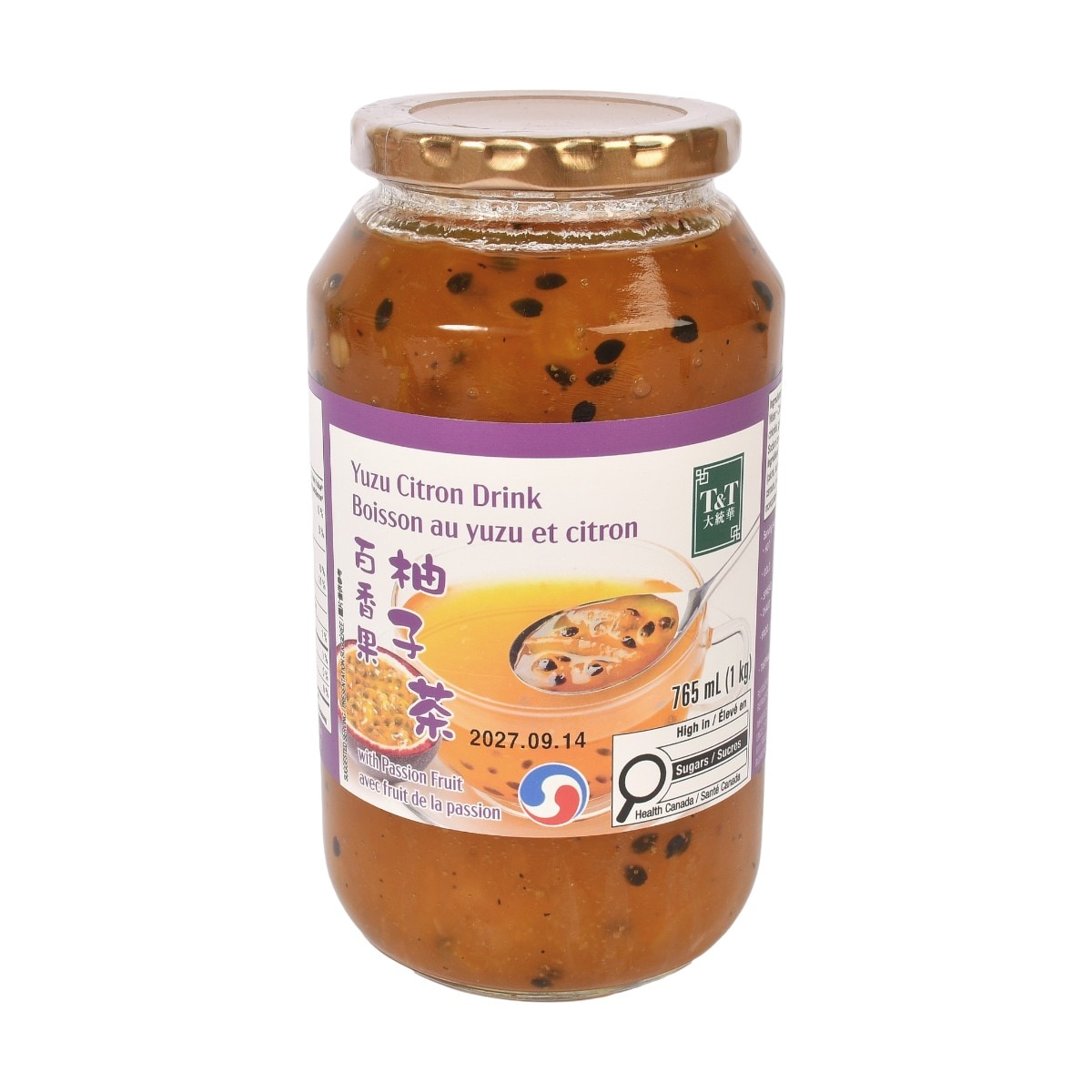 T&T Citron Drink With Passion Fruit (1kg) ｜ 大统华超级市场