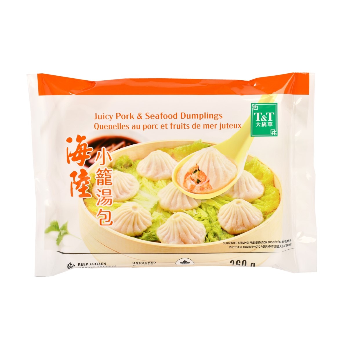 P's DELI JUICY PORK & VEGGIES50g×12袋×3箱 T&T Juicy Pork & Seafood Dumpling (360g) ｜ 大統華超級市場