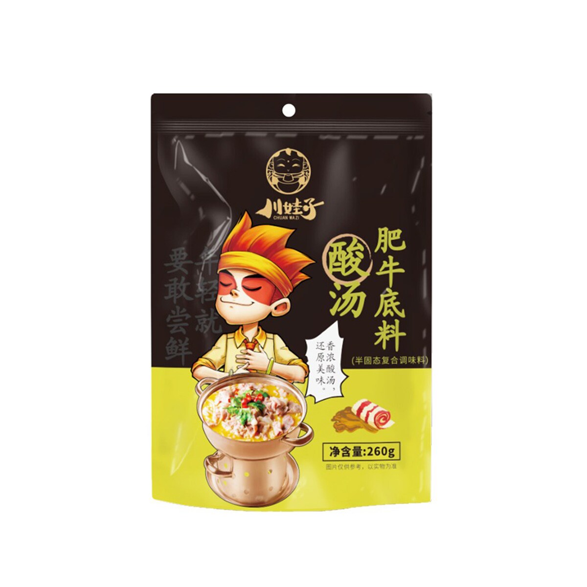 湯 Chuan Wa Zi Sour Soup Seasoning (260g) ｜ 大统华超级市场