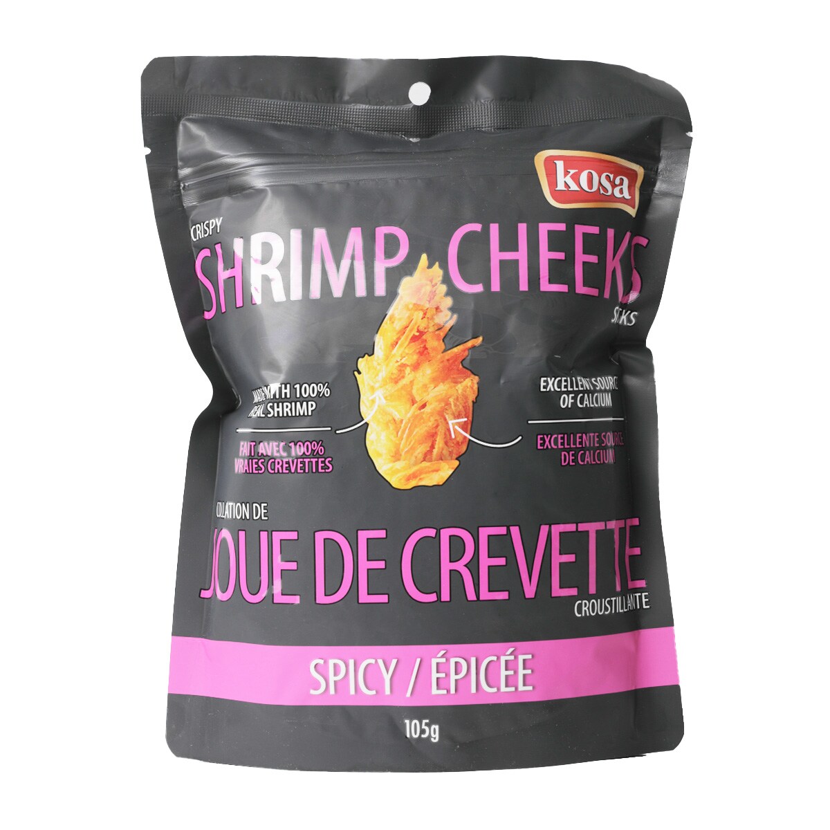 KOSA CRISPY SHRIMP CHEEK SPICY 105g | 大統華超級市場 KOSA CRISPY SHRIMP CHEEK SPICY 105g | 大統華超級市場