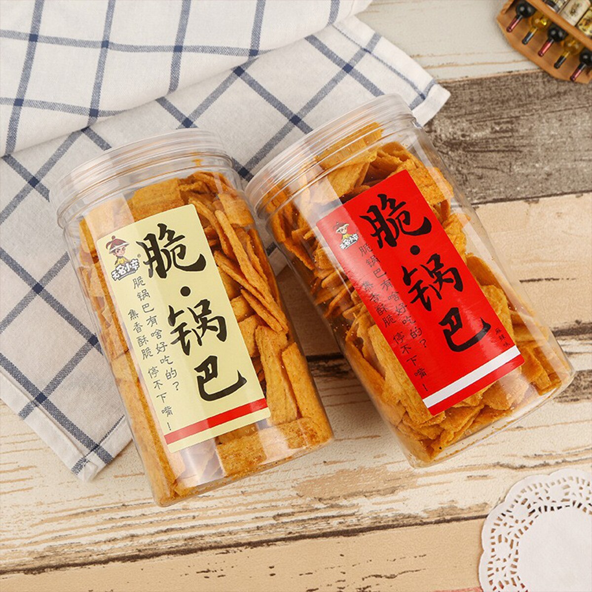 Wu Ming Xiao Zu Spicy Cereal Crackers (210g) ｜ T&T Supermarché