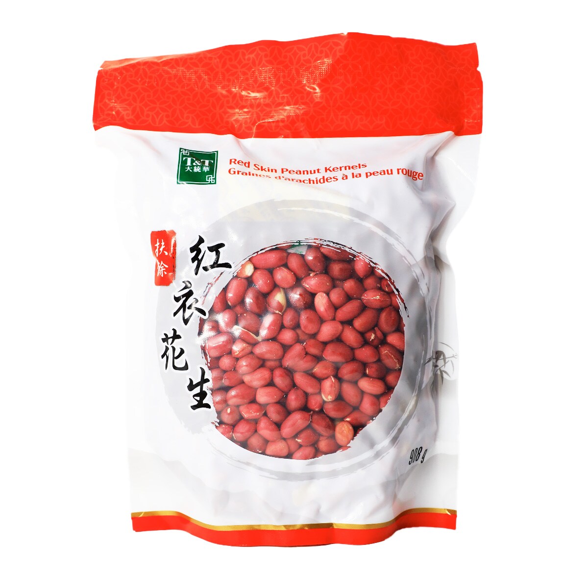 紅白梅耳花生 大统华扶余红衣花生(908g) ｜ 大统华超级市场