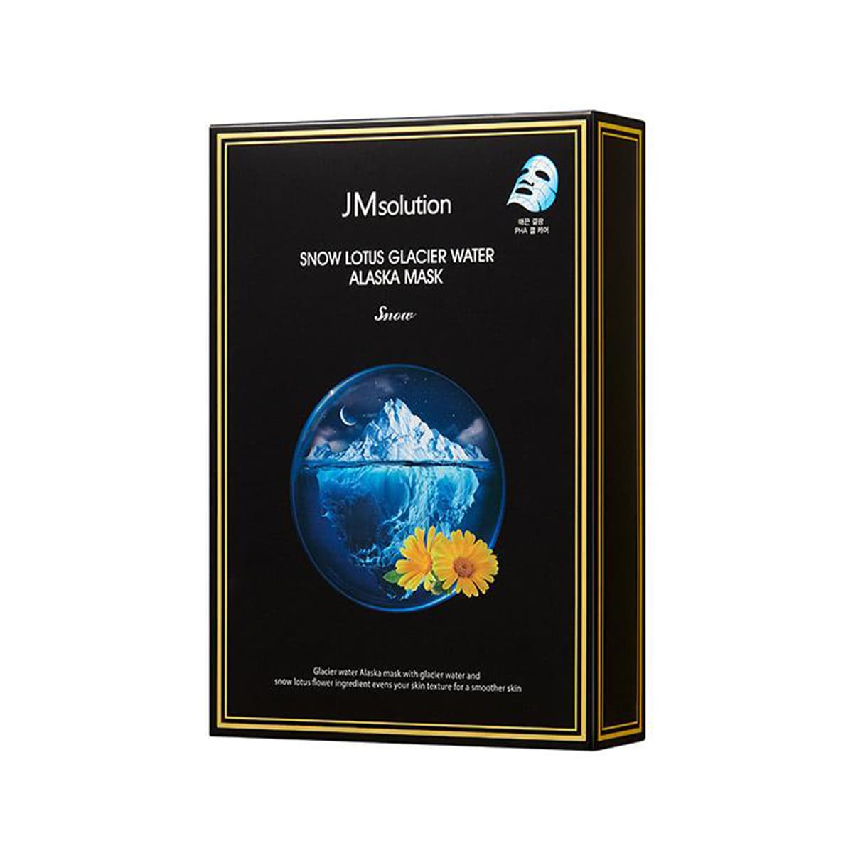 JM Solution Snow Lotus Glacier Water Alaska Mask Snow (10pcs