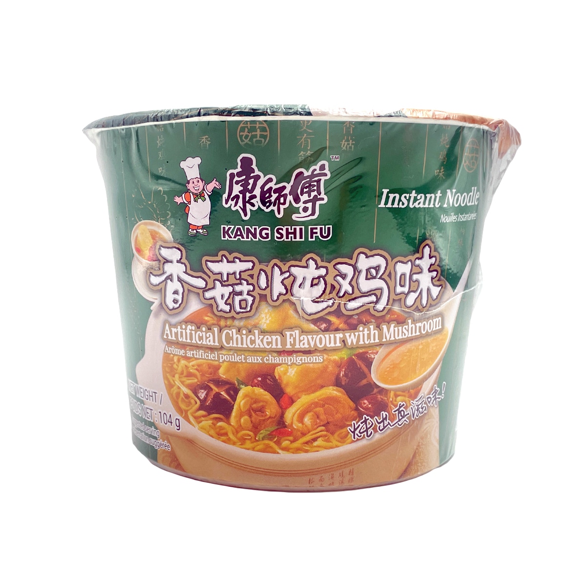 Kangshifu Mushroom Chicken Noodle Bowl (104g) ｜ 大統華超級市場
