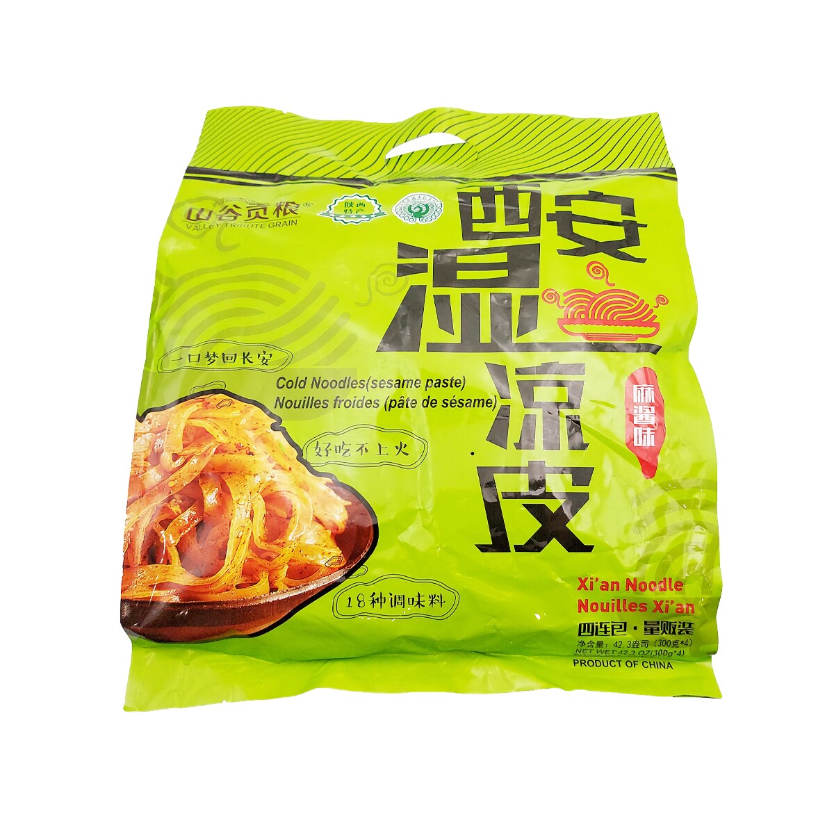 山谷贡粮麻酱凉皮(300gx4) | T&T Supermarket