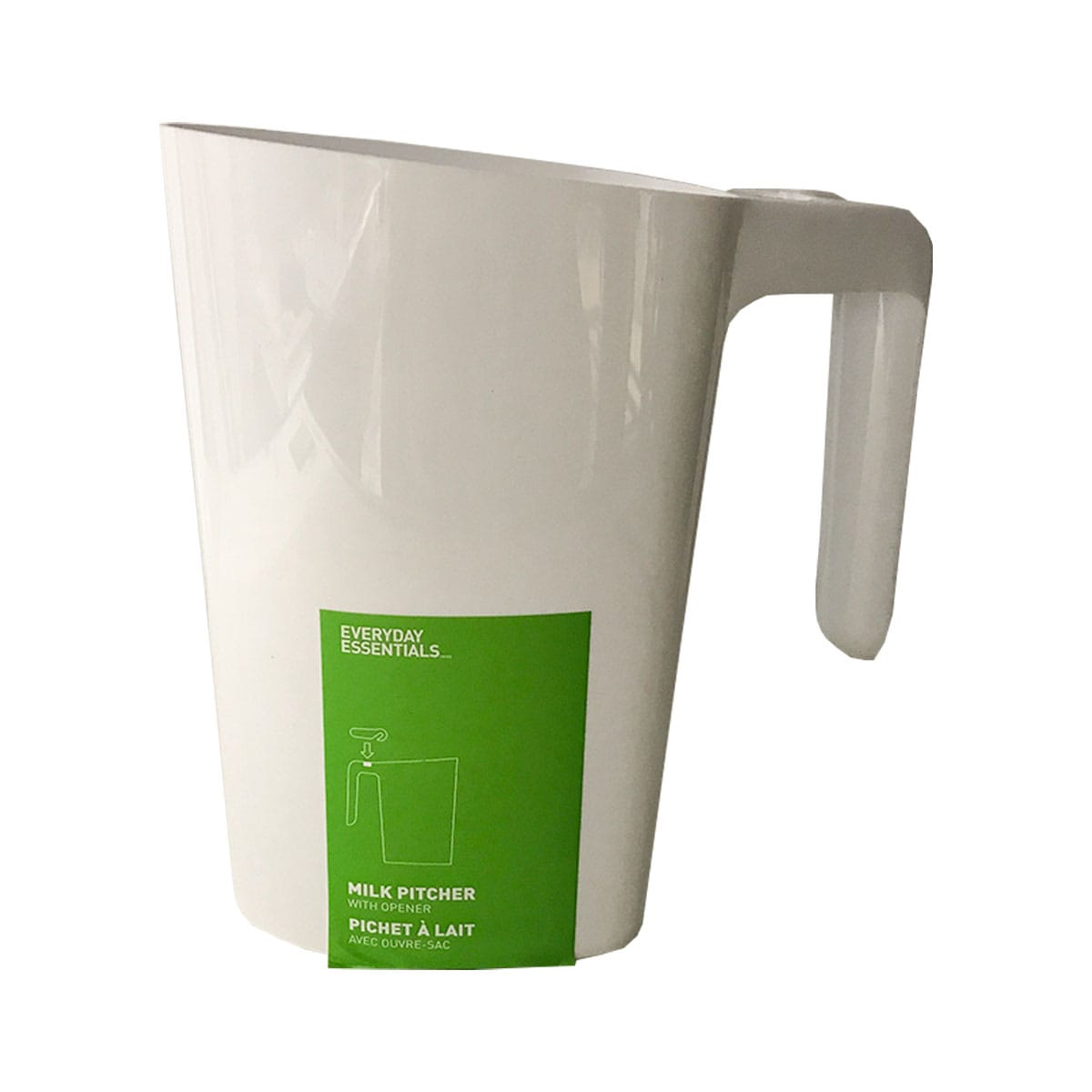 華道道具　花入　白磁長壺　共箱　S319SNT Everyday Essential Milk Pitcher ｜ 大統華超級市場