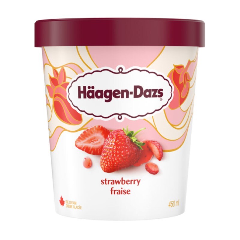 Häagen-Dazs Strawberry Ice Cream (450mL) | T&T Supermarket