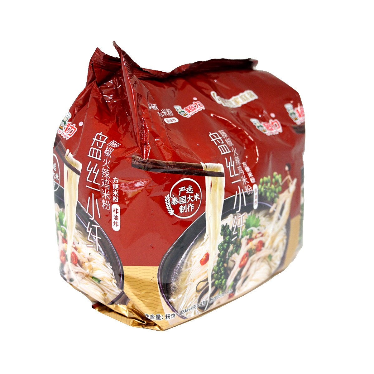 超力盘丝藤椒鸡米粉(98gx4) ｜ 大统华超级市场