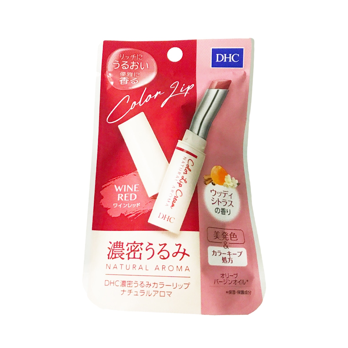 DHC浓密保湿有色润唇膏酒红色(1.5g) ｜ 大统华超级市场