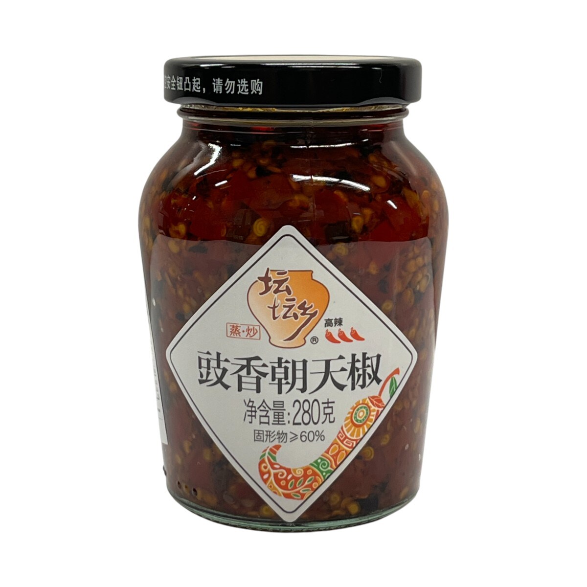 香香 坛坛乡豉香朝天椒(280g) ｜ 大统华超级市场