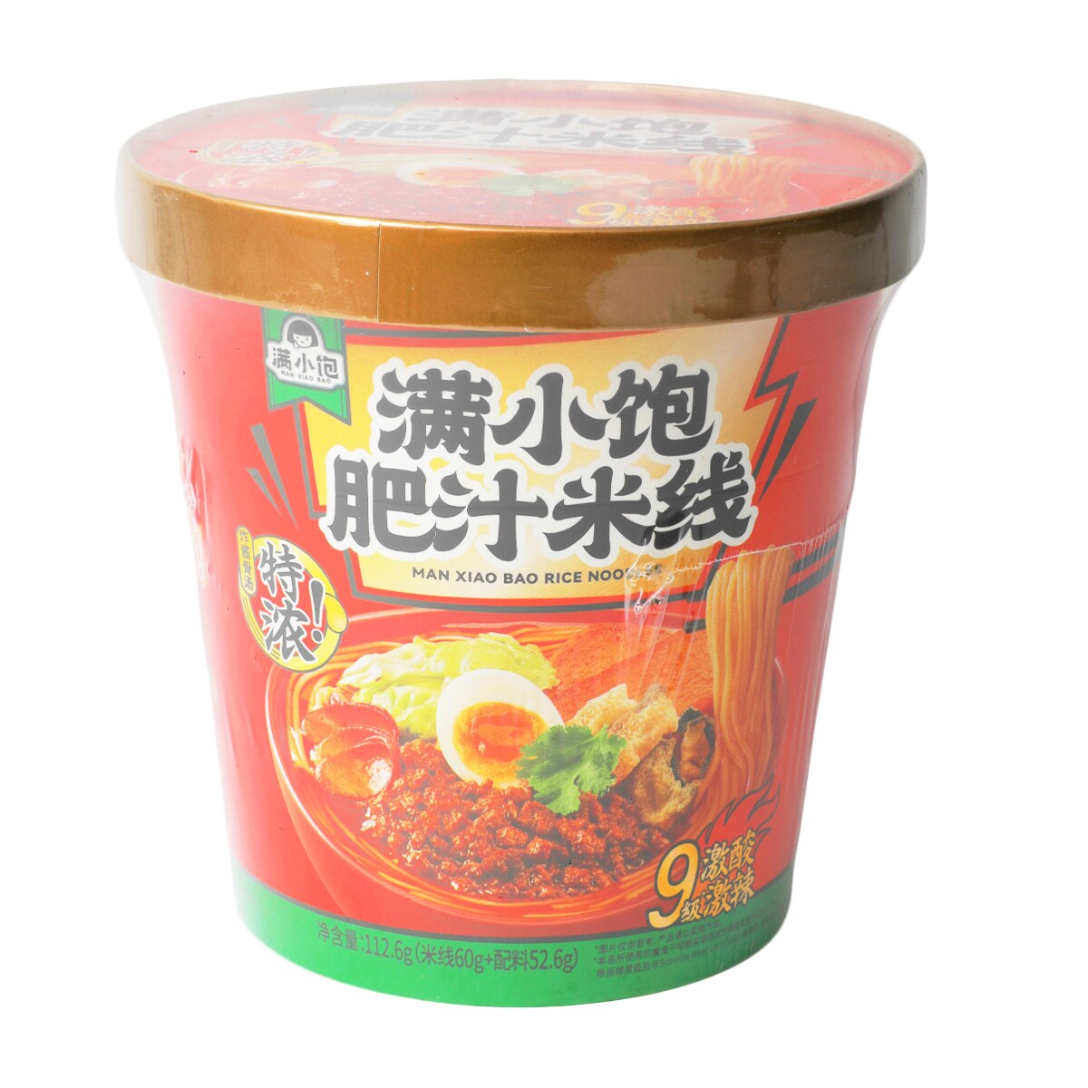 台湾 食品9点 Manxiaobao Rice Cup Noodle (112.6g) ｜ 大統華超級市場