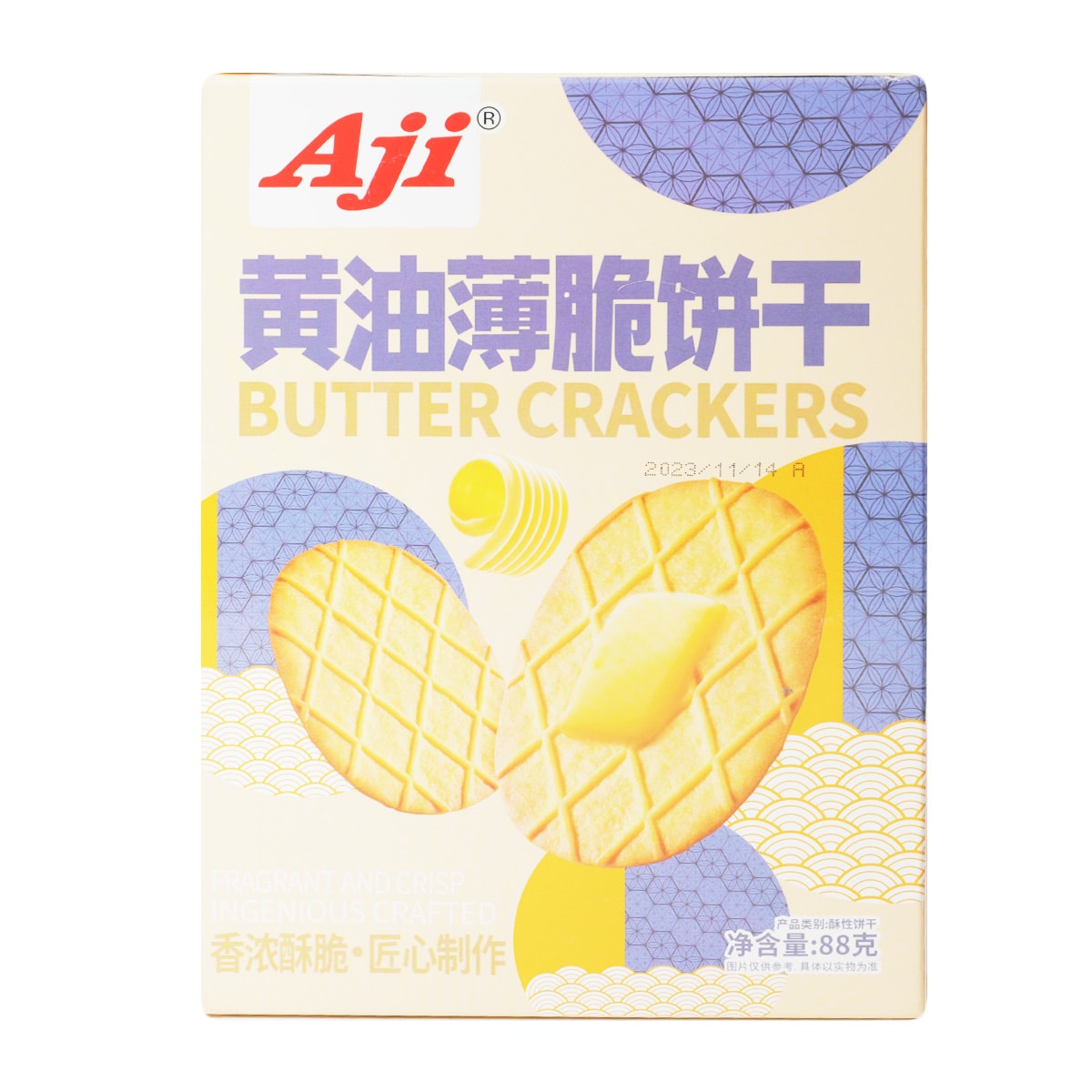 餅@ Aji黄油薄脆饼干(88g) ｜ 大統華超級市場