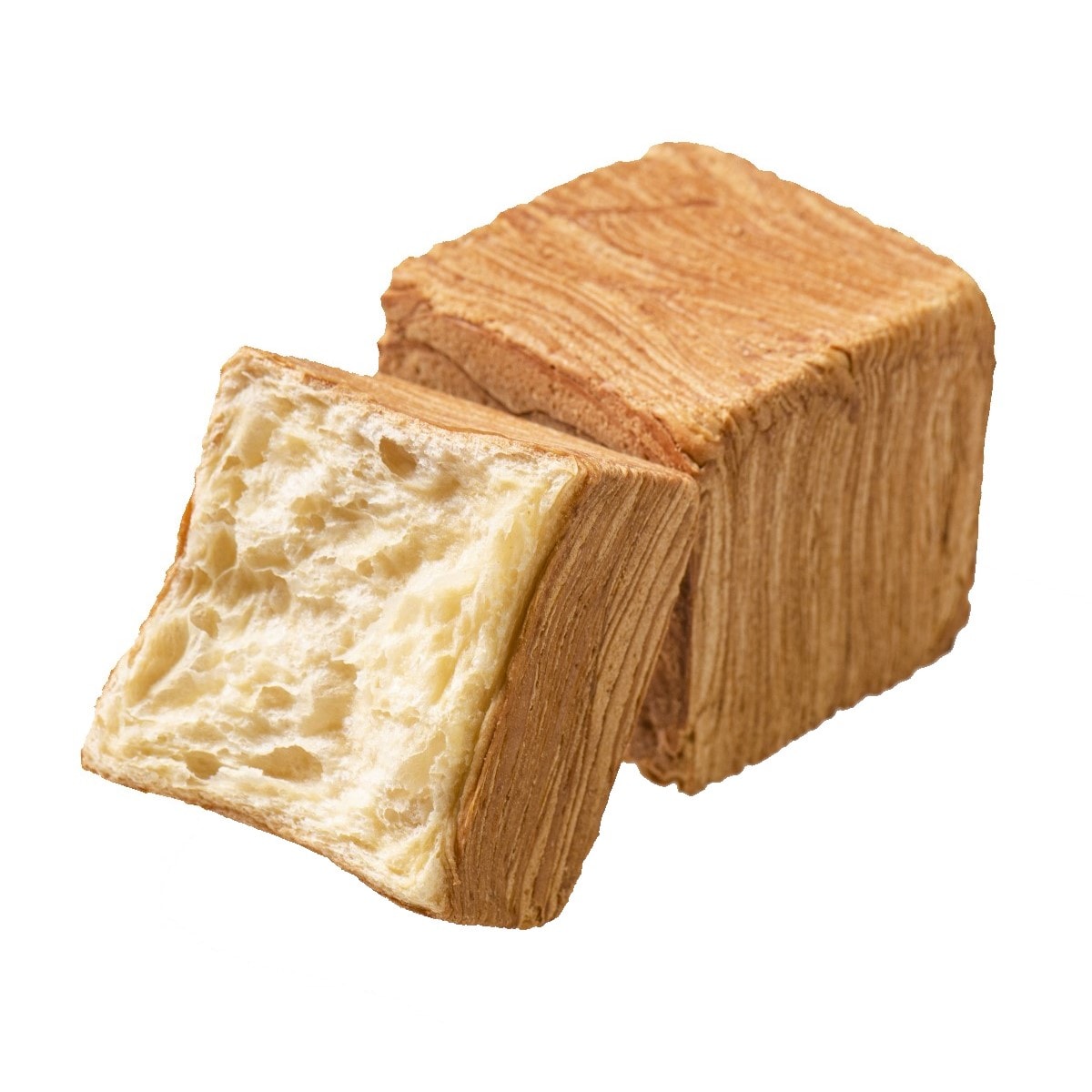 Cube de mille-feuille lait & pandan style danois (210gx2