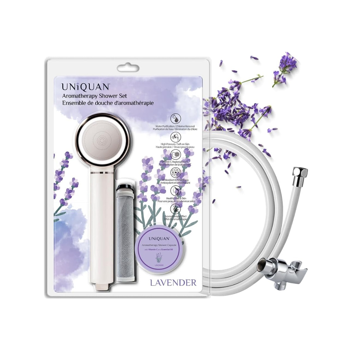 Uniquan Aromatherapy Lavender Shower Set ｜ 大统华超级市场