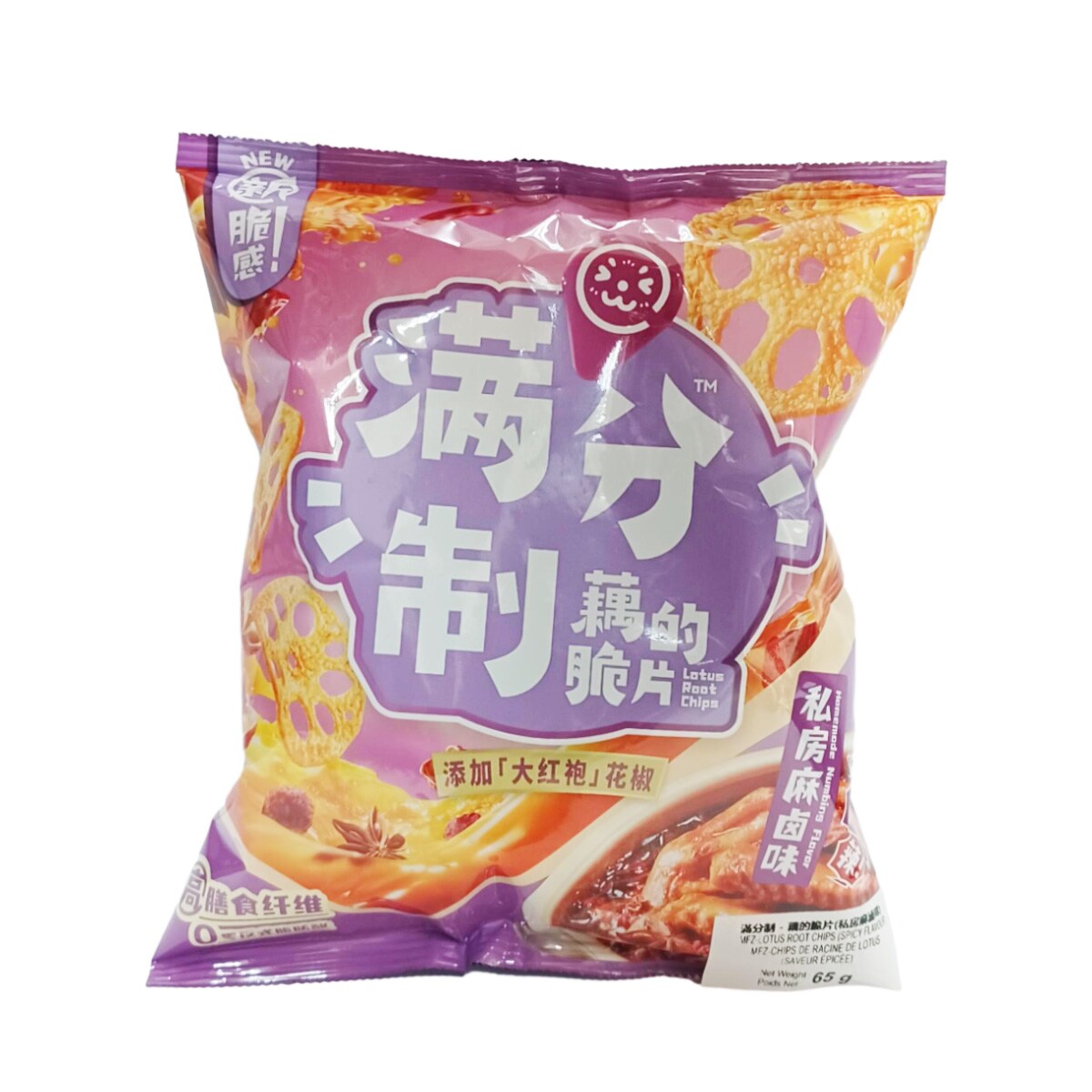 Mfz Spicy flavour Lotus Root Chips (65g) ｜ 大統華超級市場