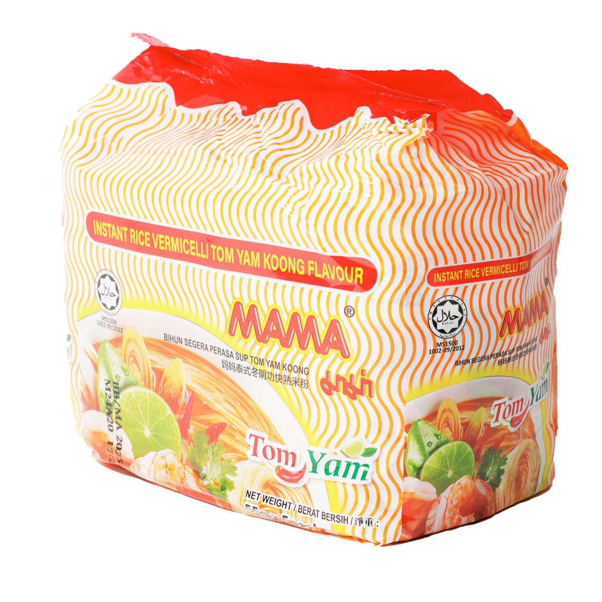 Mama Instant Rice Vermicelli - Tom Yam Koong Flavour (55gx5) | T&T