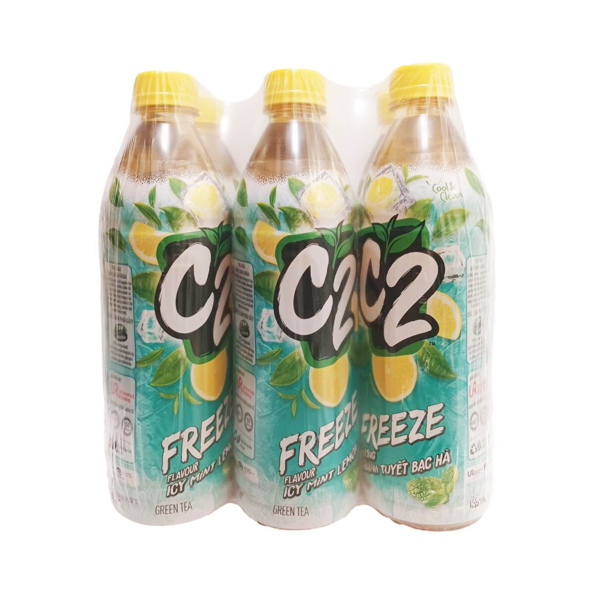 C2冰爽薄荷柠檬茶(455mlx6) ｜ 大統華超級市場