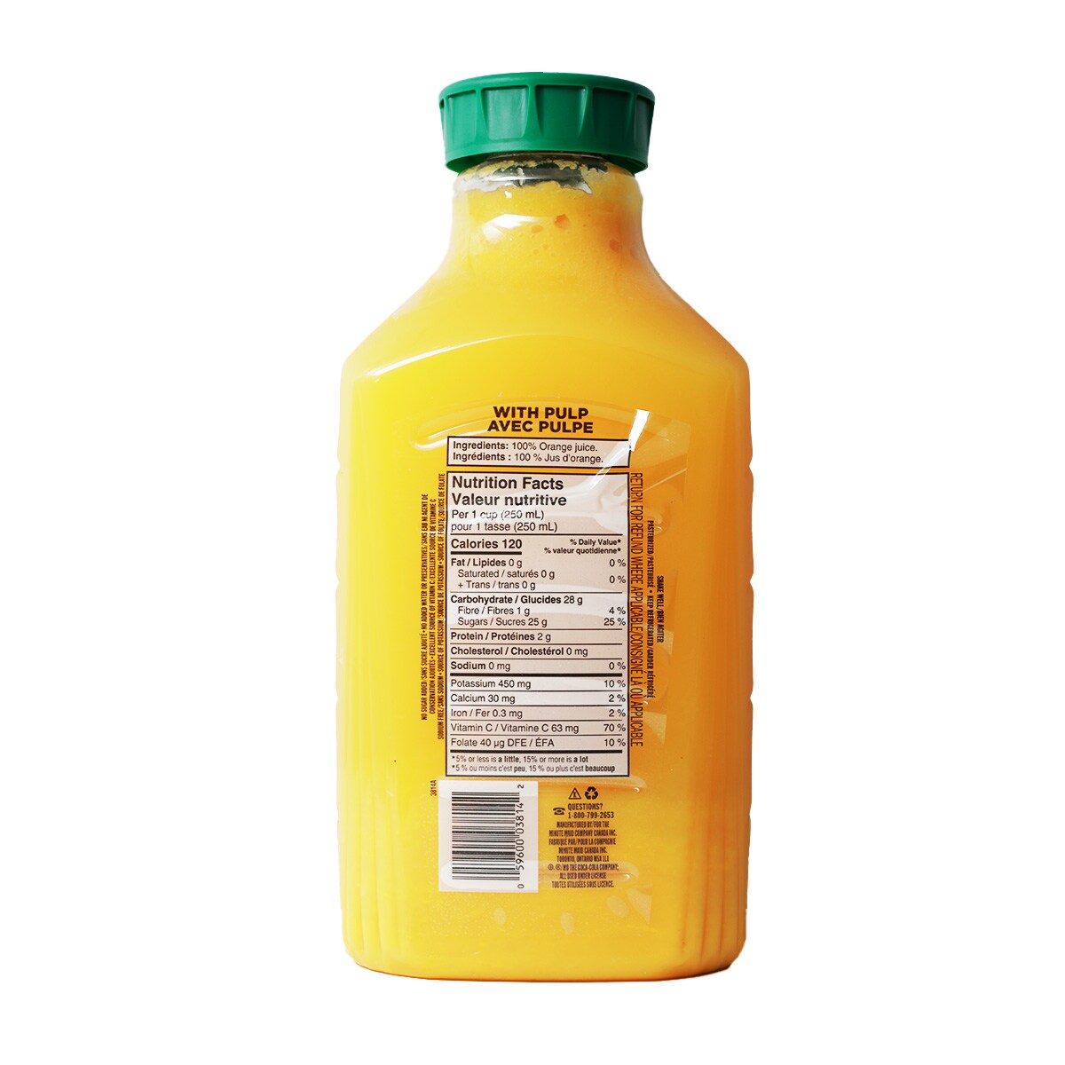Ingredients Calorie In Orange Juice Mcdonald's Orange Juice